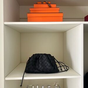 Bottega Veneta Black Intrecciato Mini Bag